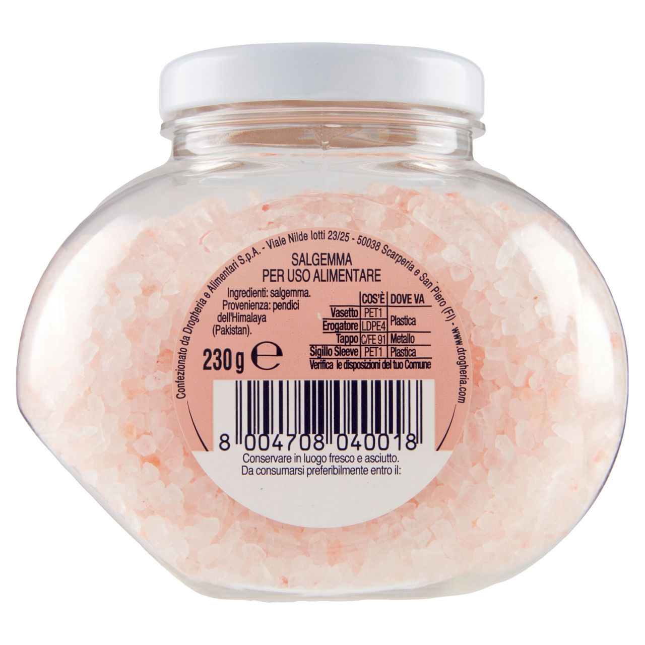 Sale rosa Himalaya La Drogheria  230 g