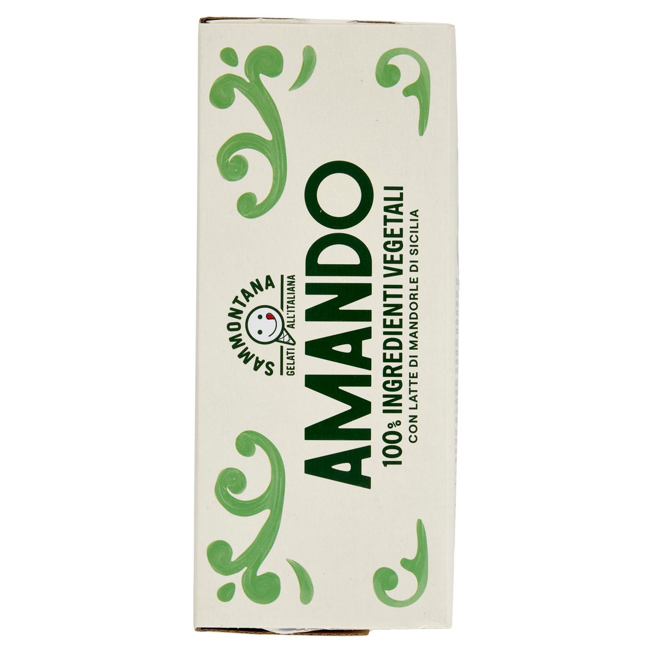 Sammontana Amando 6 Stecchi alla Vaniglia, Variegato Lime e Zenzero, Copertura Sorbetto Frutta 6x55g