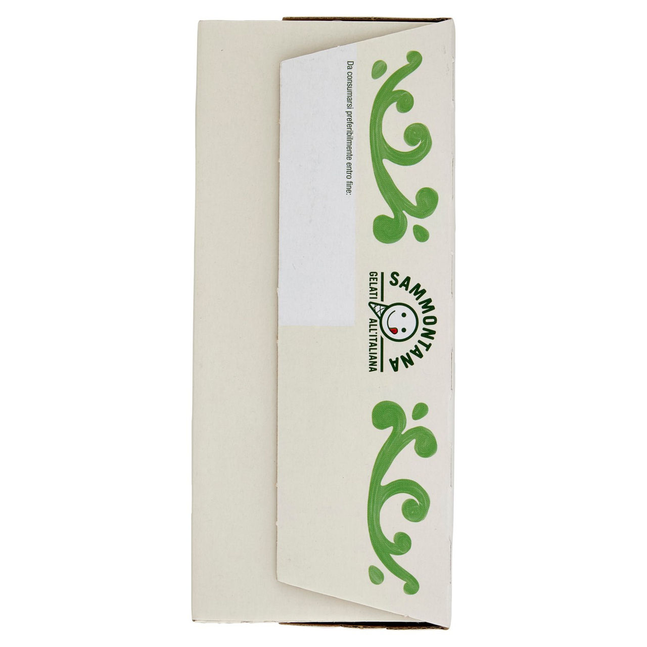 Sammontana Amando 6 Stecchi alla Vaniglia, Variegato Lime e Zenzero, Copertura Sorbetto Frutta 6x55g