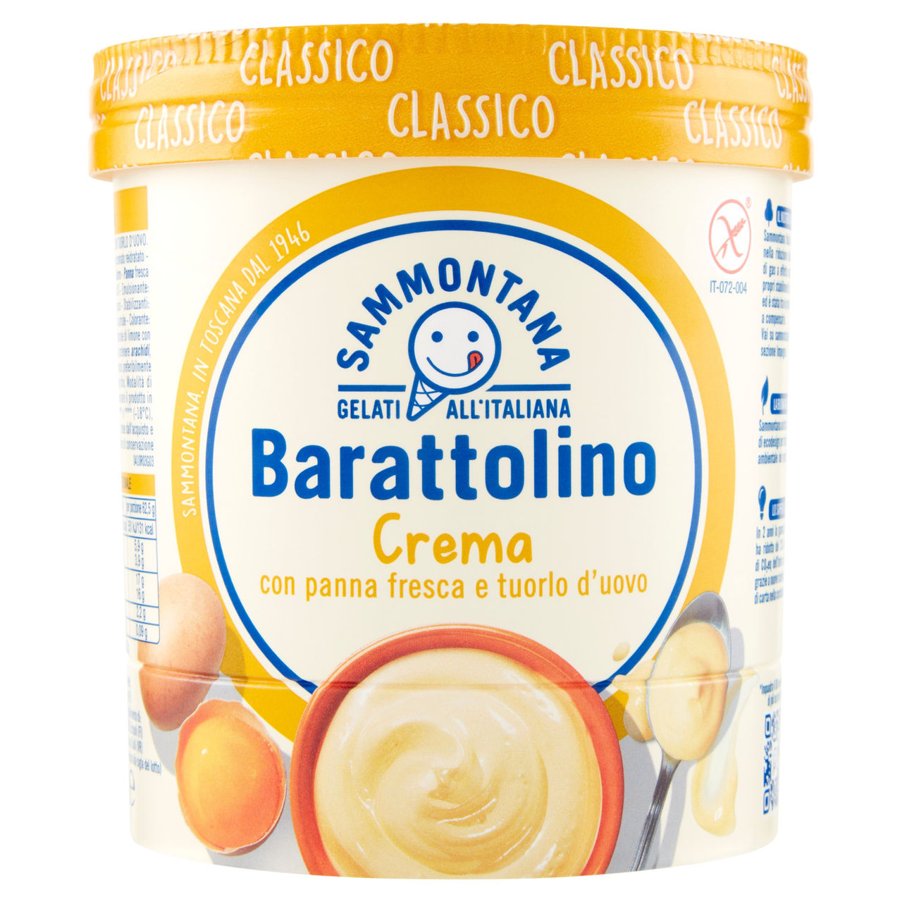 Sammontana Barattolino Classico Crema 500 g