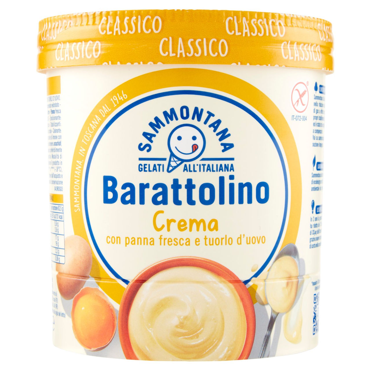 Sammontana Barattolino Classico Crema 500 g