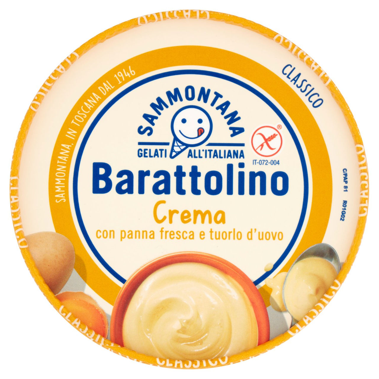 Sammontana Barattolino Classico Crema 500 g