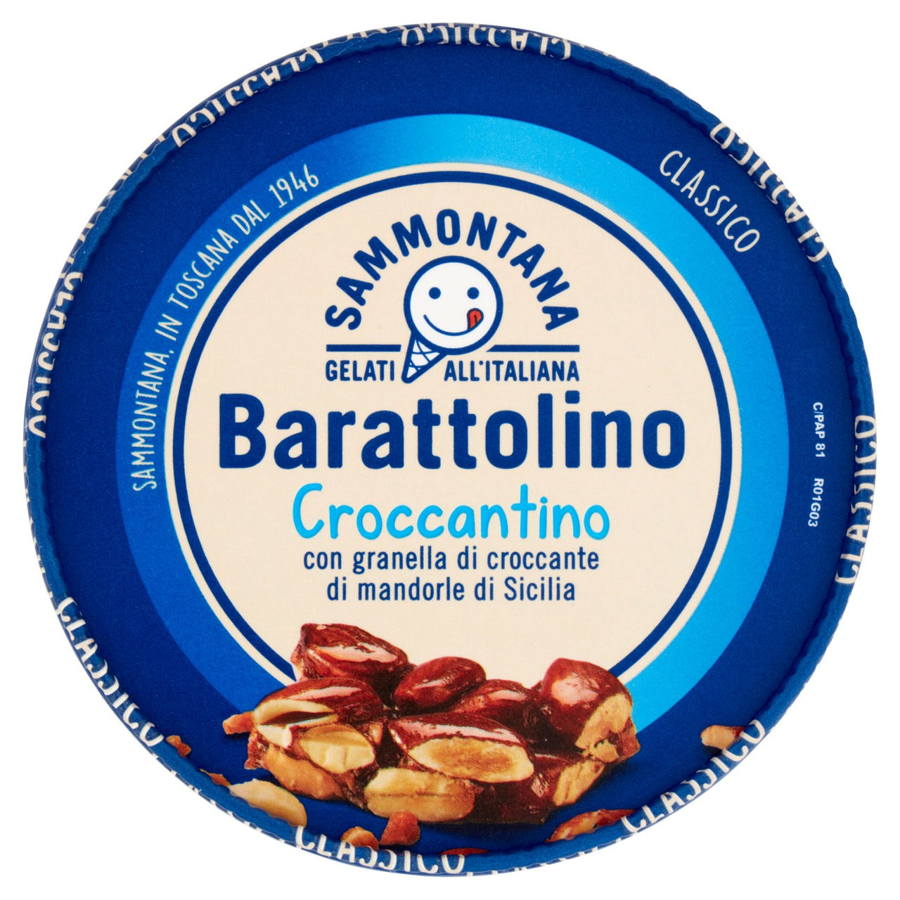 Sammontana Barattolino Classico Croccantino 500 g