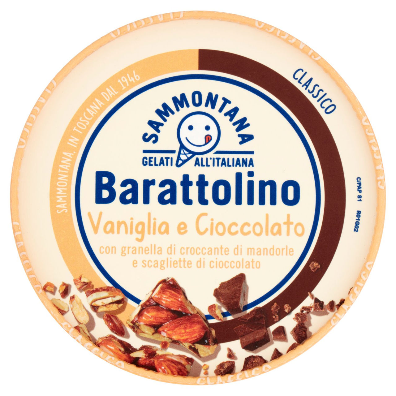 Sammontana Barattolino Classico Vaniglia e Cioccolato 500 g