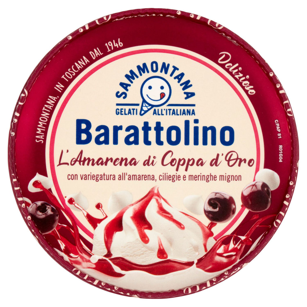 Sammontana Barattolino Delizioso l'Amarena di Coppa d'Oro 500 g