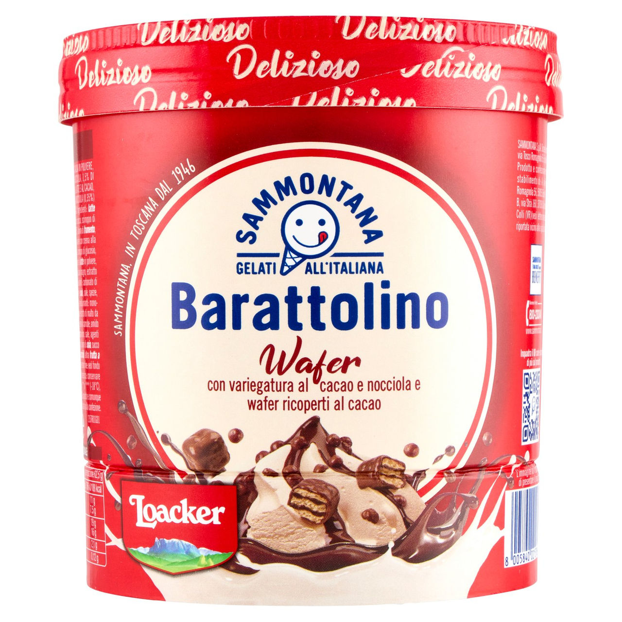 Sammontana Barattolino Delizioso Wafer 500 g