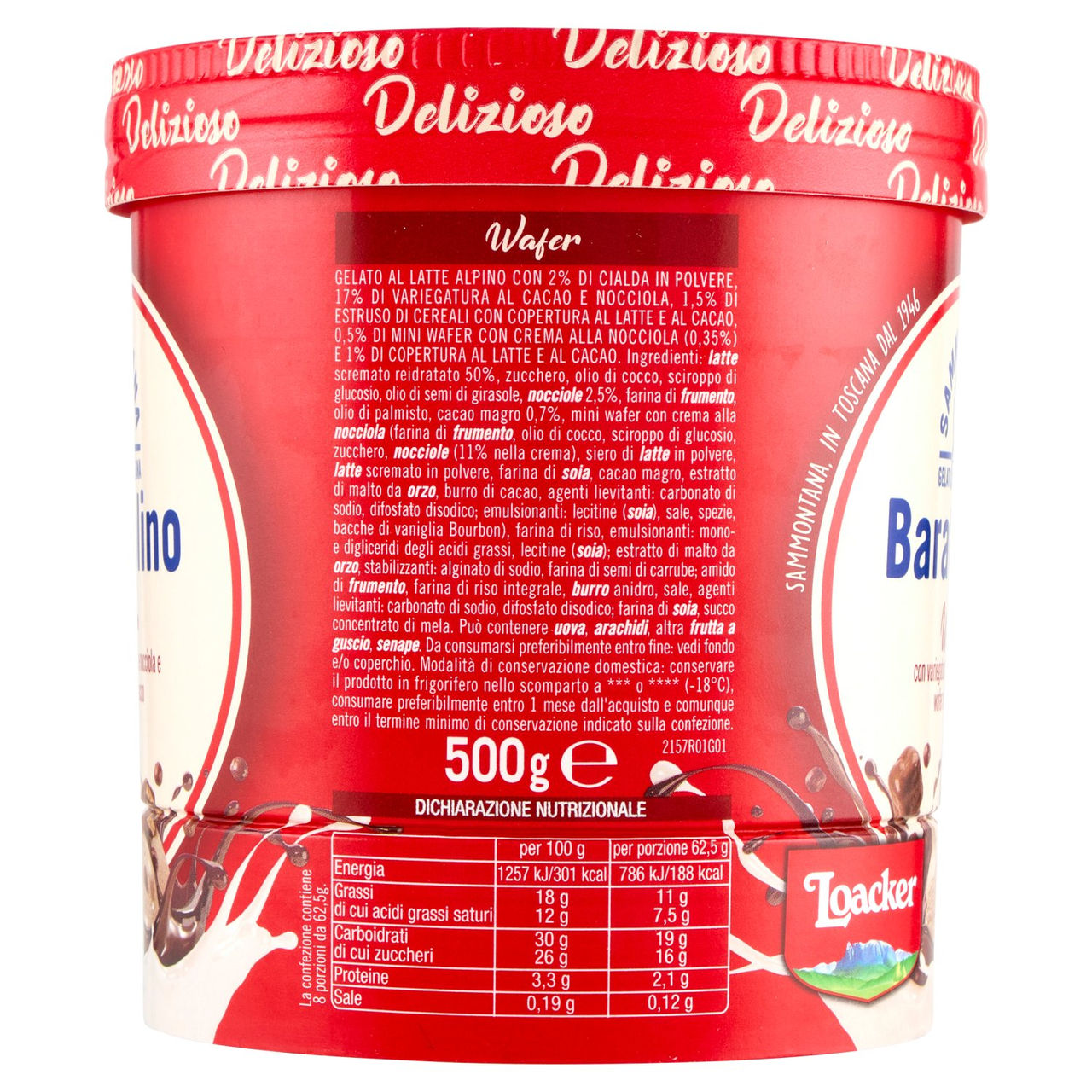 Sammontana Barattolino Delizioso Wafer 500 g