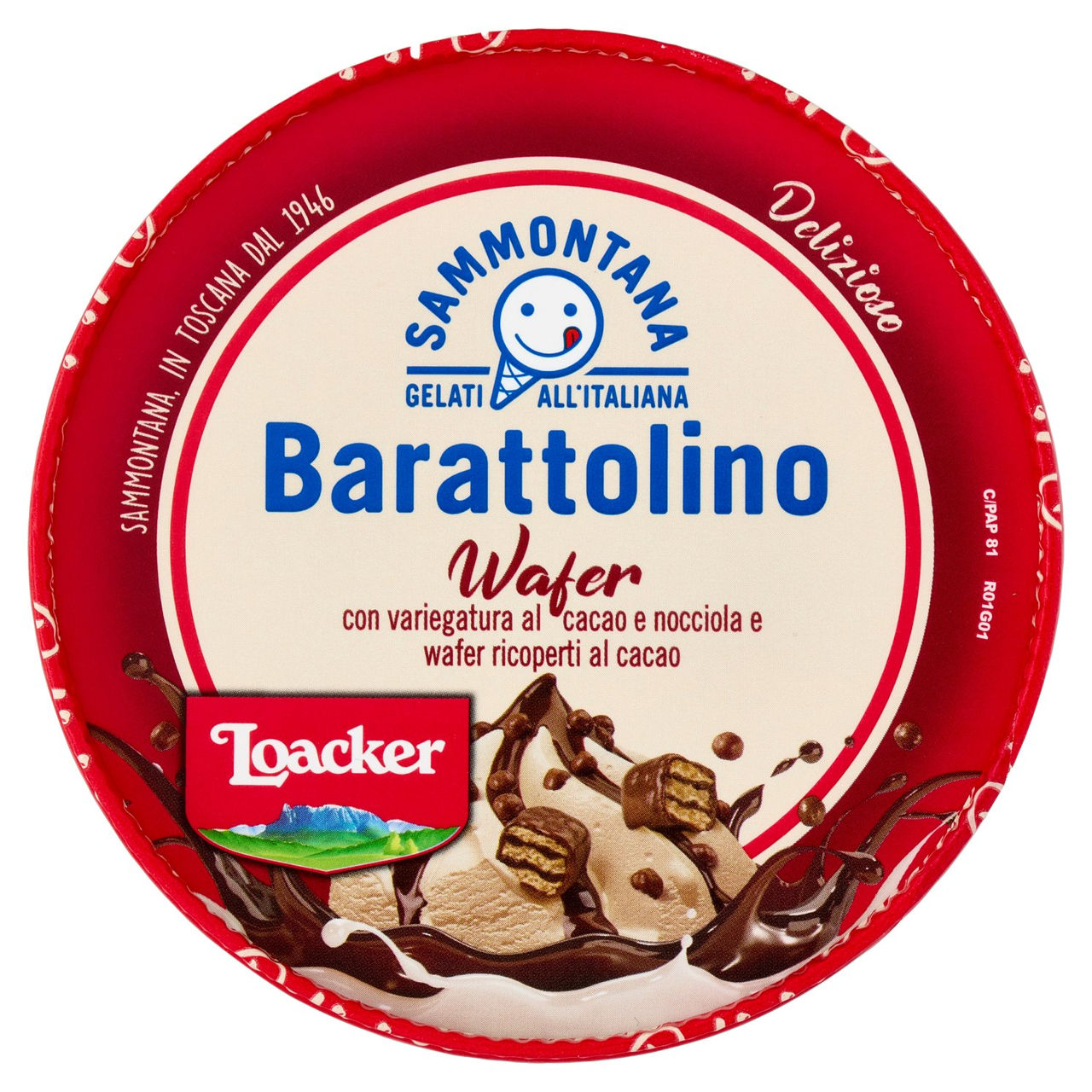 Sammontana Barattolino Delizioso Wafer 500 g
