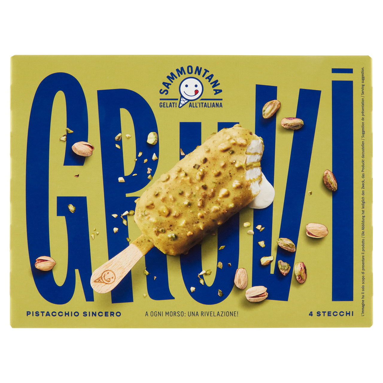 Sammontana Gruvi Pistacchio Sincero 4 x 60 g