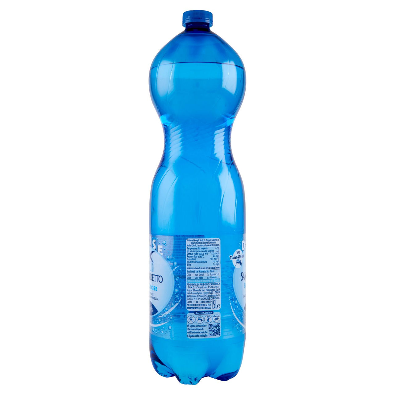 San Benedetto Acqua Minerale dal Parco della Majella Fonte Primavera Frizzante 1,5 L