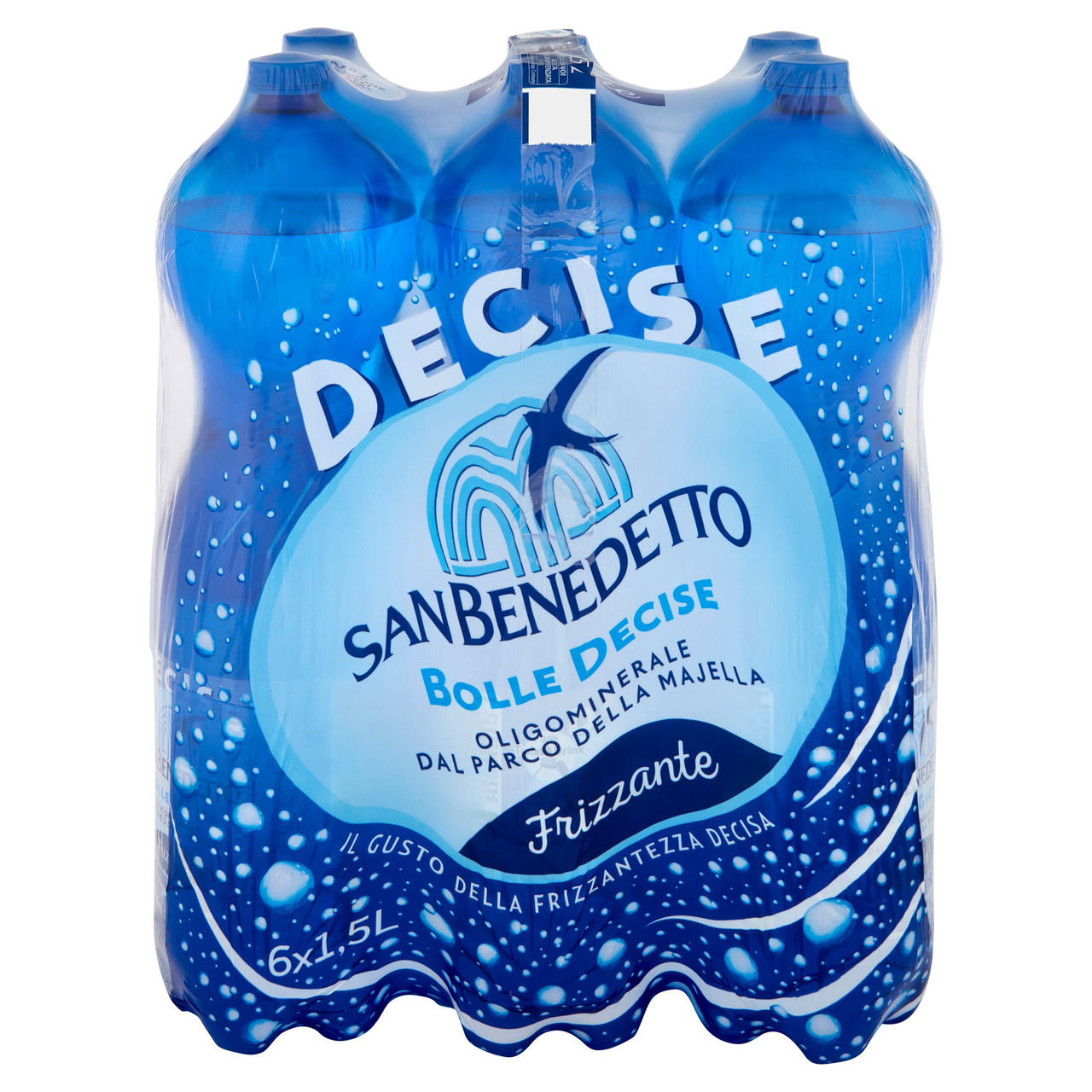 San Benedetto Acqua Minerale dal Parco della Majella Fonte Primavera Frizzante 6 x 1,5 L