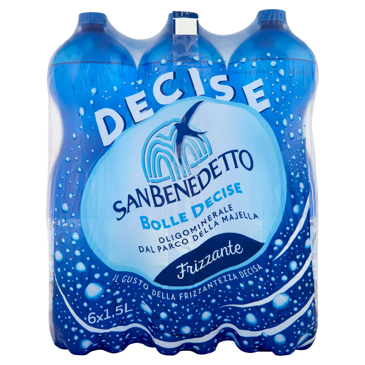 San Benedetto Acqua Minerale dal Parco della Majella Fonte Primavera Frizzante 6 x 1,5 L