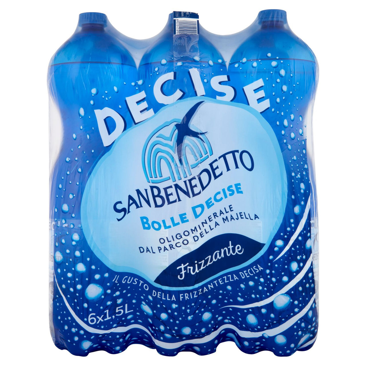 San Benedetto Acqua Minerale dal Parco della Majella Fonte Primavera Frizzante 6 x 1,5 L