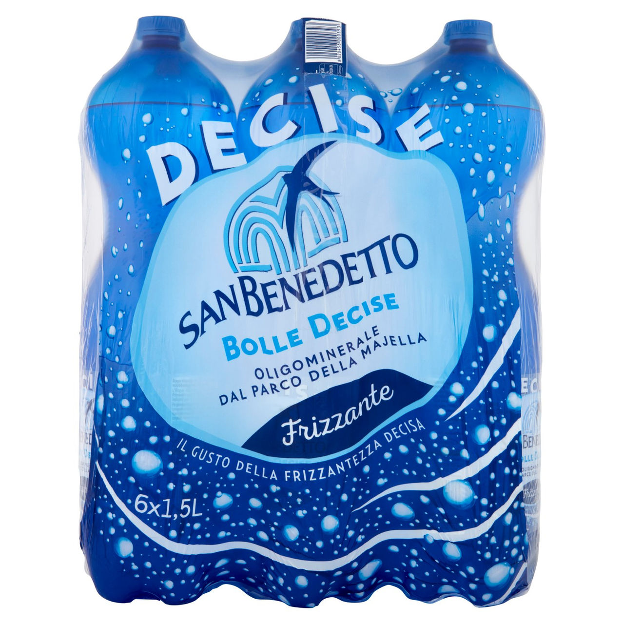 San Benedetto Acqua Minerale dal Parco della Majella Fonte Primavera Frizzante 6 x 1,5 L