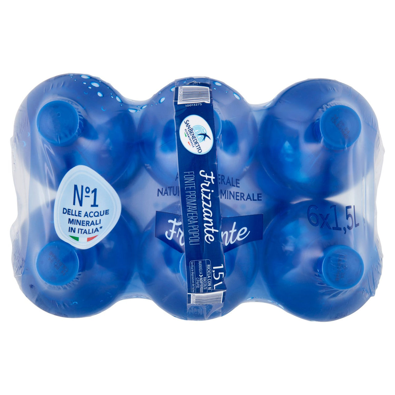 San Benedetto Acqua Minerale dal Parco della Majella Fonte Primavera Frizzante 6 x 1,5 L