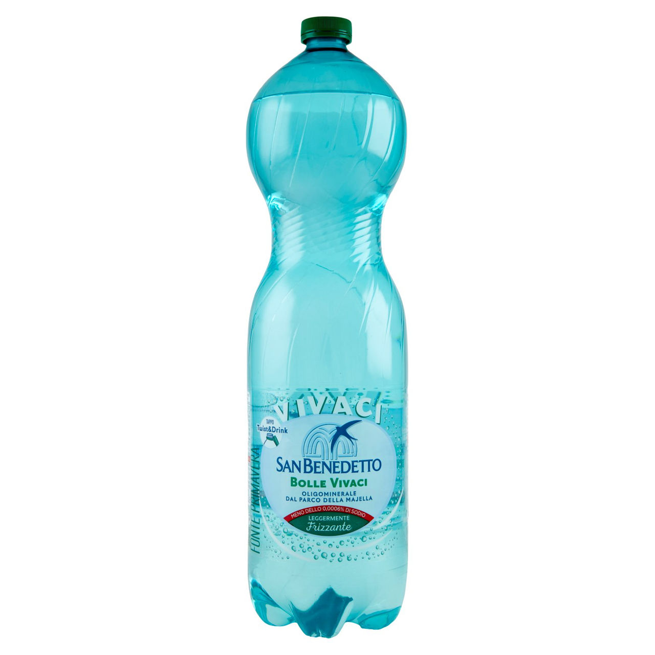 San Benedetto Acqua Minerale dal Parco della Majella Fonte Primavera Leggermente Frizzante 1,5 L