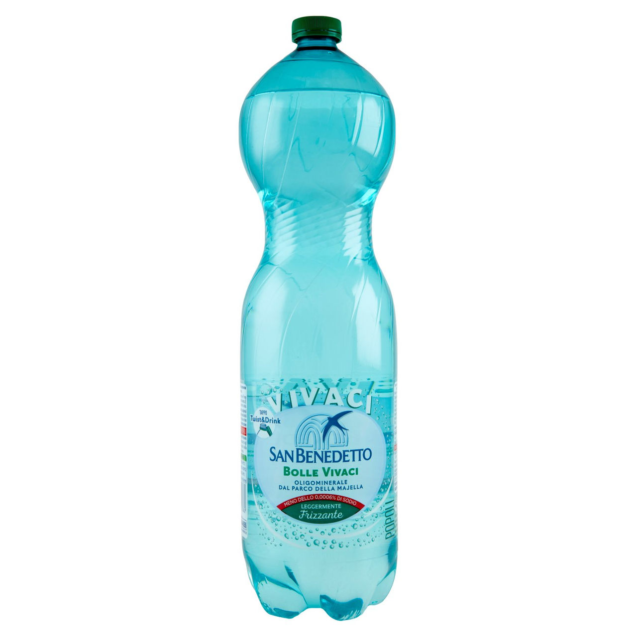 San Benedetto Acqua Minerale dal Parco della Majella Fonte Primavera Leggermente Frizzante 1,5 L