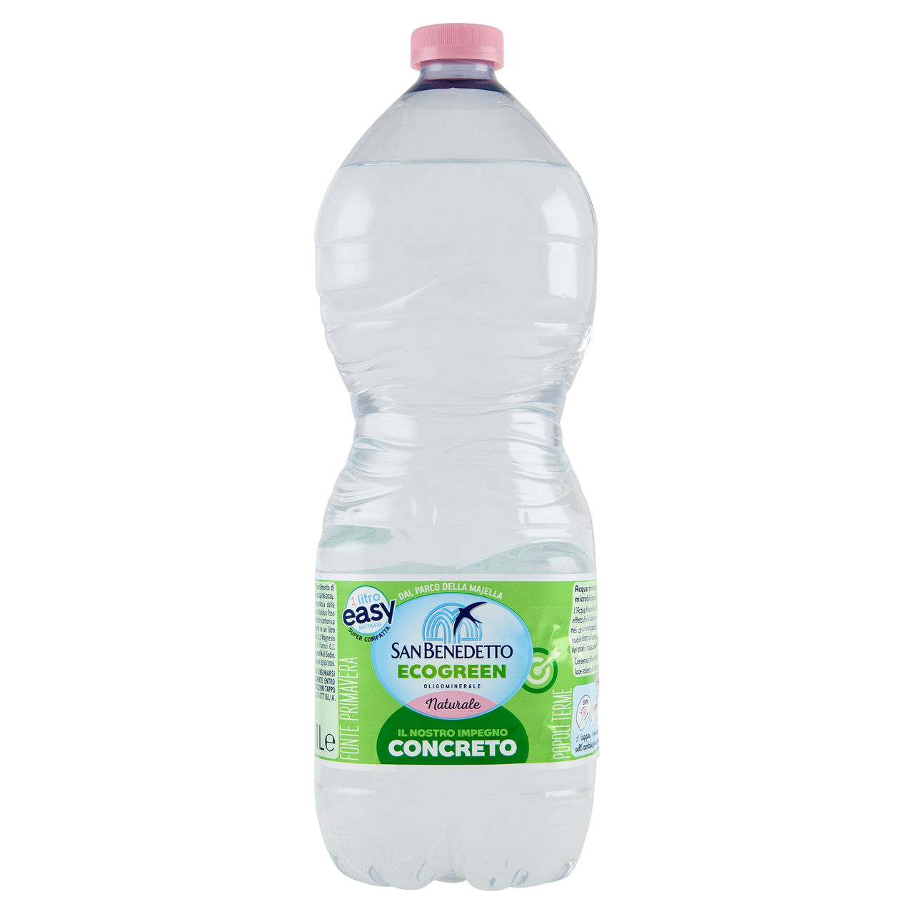 San Benedetto Acqua Naturale Popoli Terme Ecogreen 1L Easy