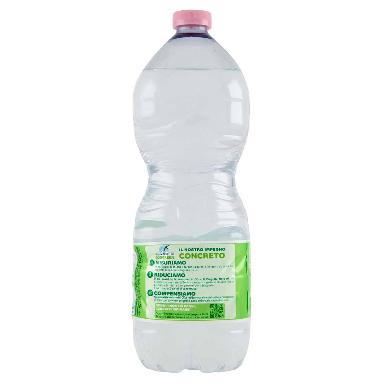 San Benedetto Acqua Naturale Popoli Terme Ecogreen 1L Easy