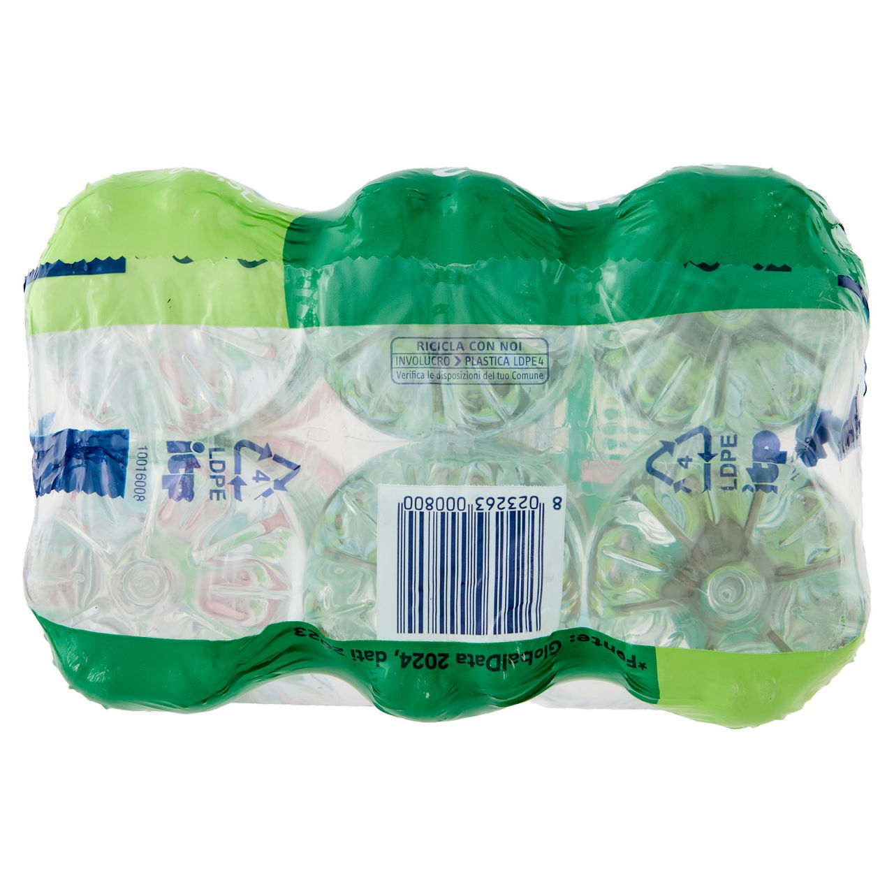 San Benedetto Acqua Naturale Primavera delle Alpi Ecogreen 6 x 0,5 L