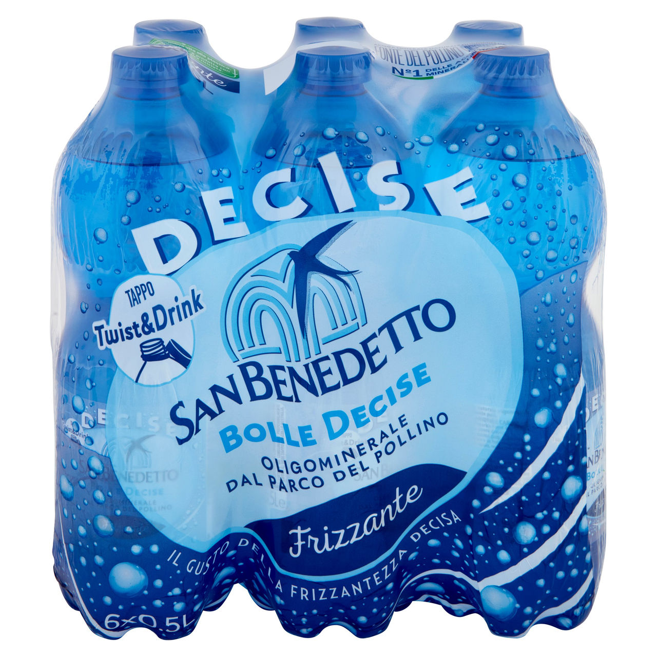 San Benedetto Oligominerale Fonte del Pollino Frizzante 6 x 0,5 L