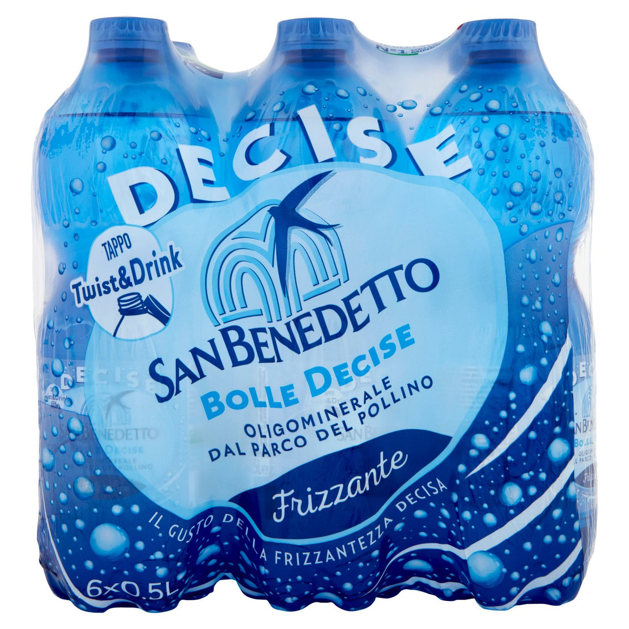 San Benedetto Oligominerale Fonte del Pollino Frizzante 6 x 0,5 L