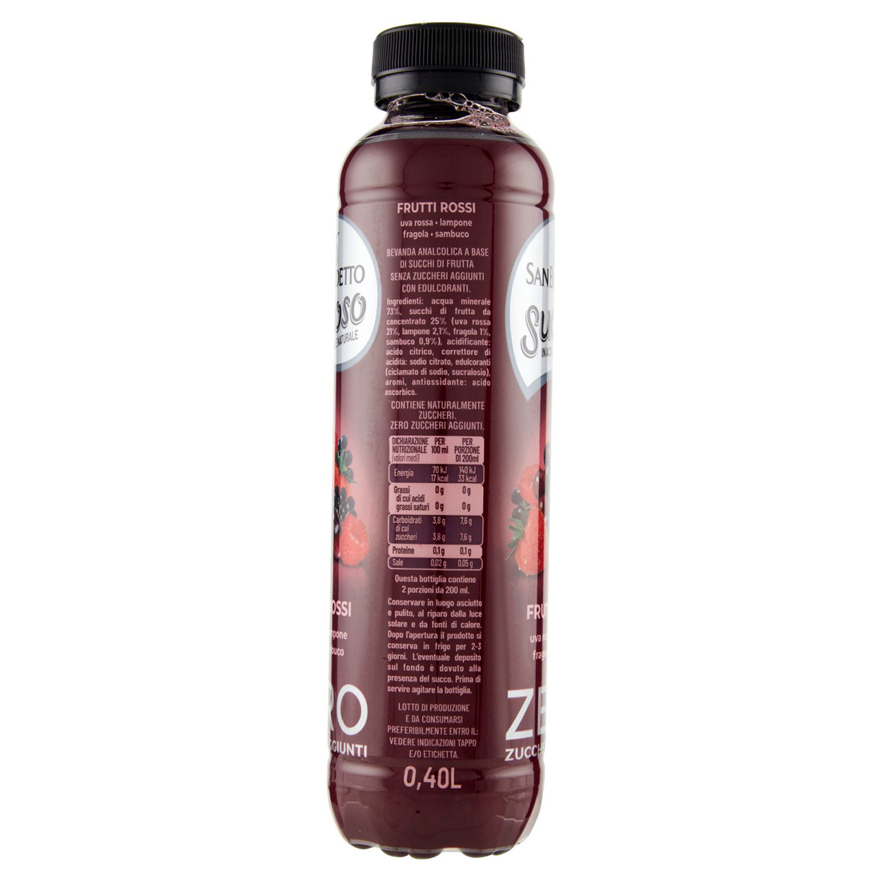 San Benedetto Succoso Zero Frutti rossi 0,40L