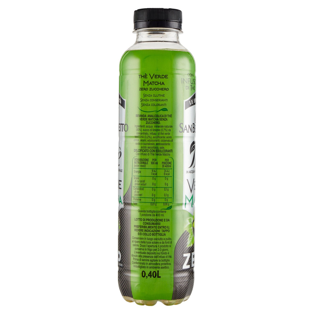 San Benedetto Thè Le Specialità Verde Matcha Zero 0,40L