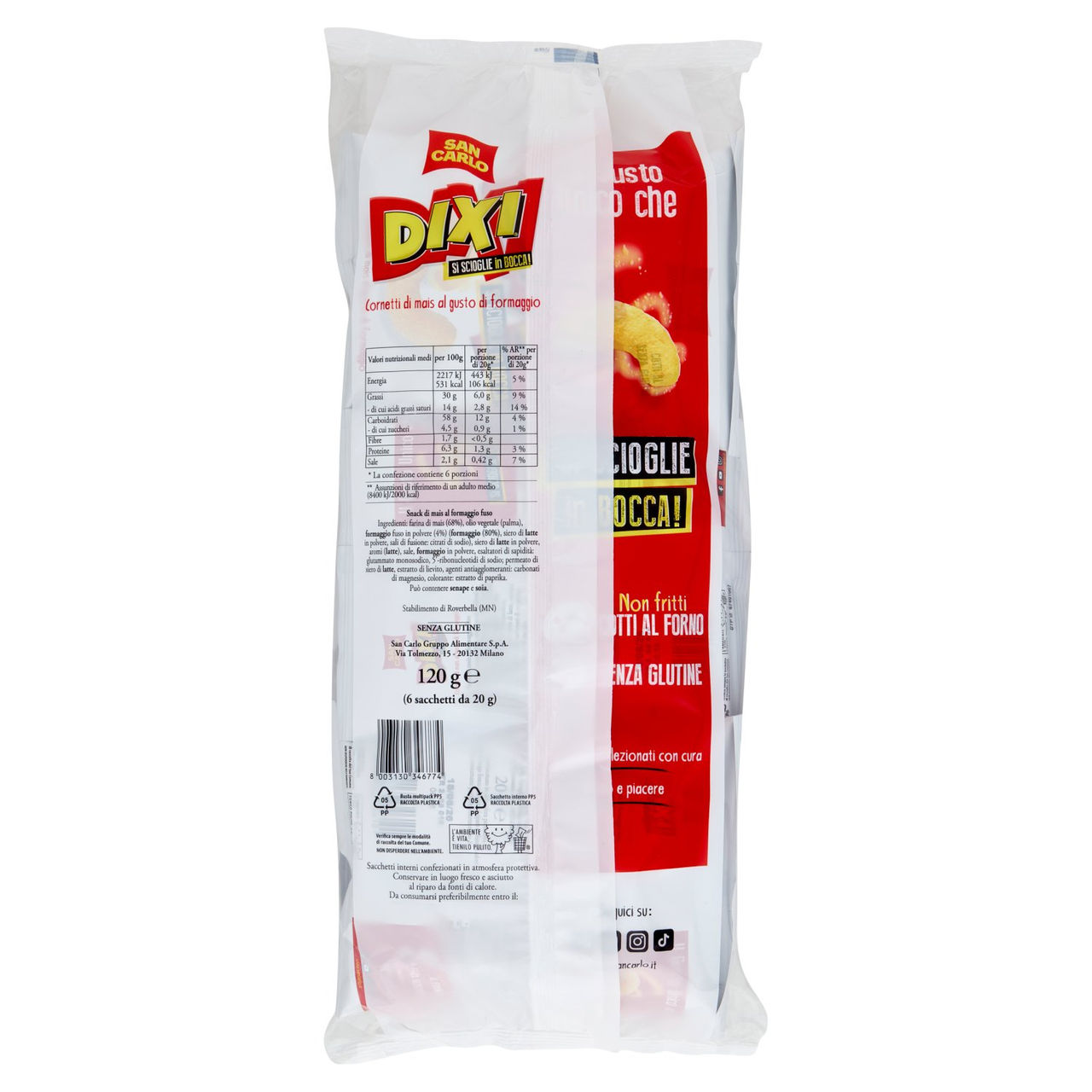 San Carlo Dixi 6 x 20 g