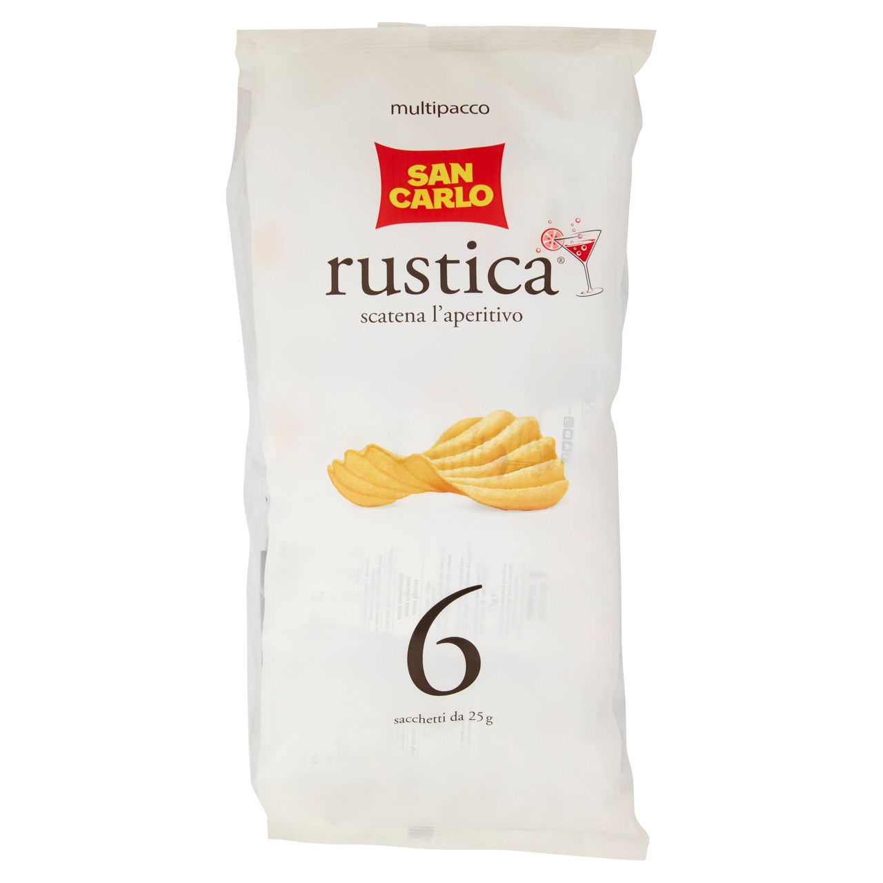San Carlo rustica multipacco 6 x 25 g