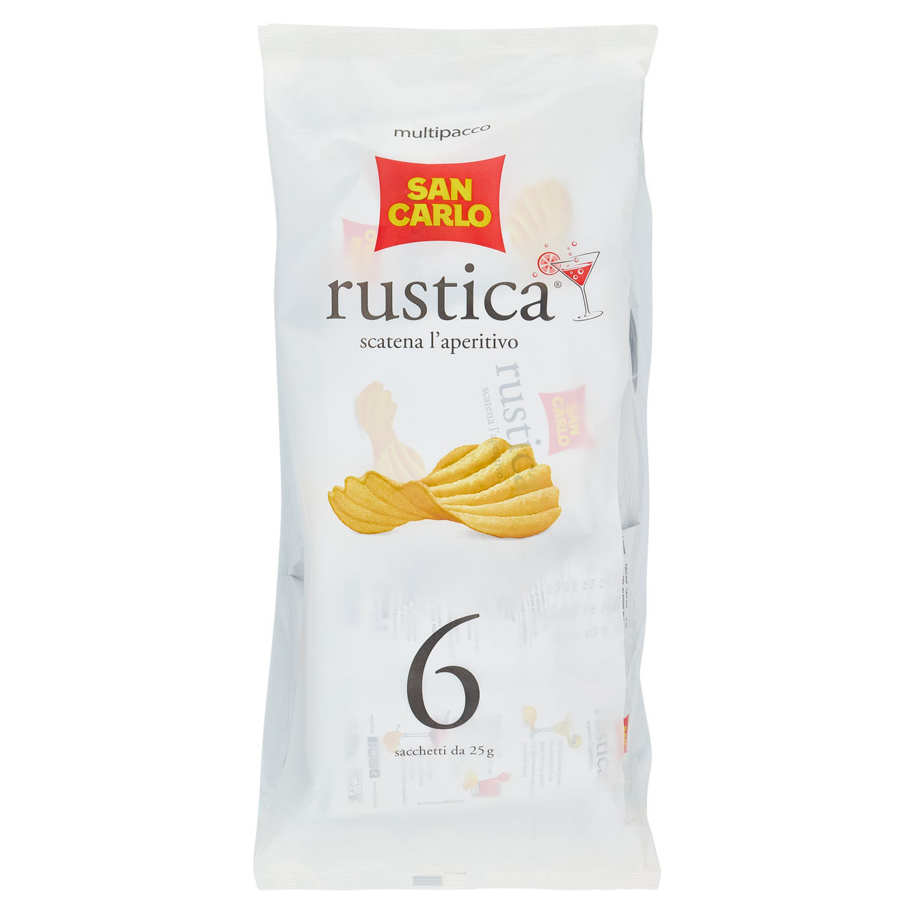 San Carlo rustica multipacco 6 x 25 g