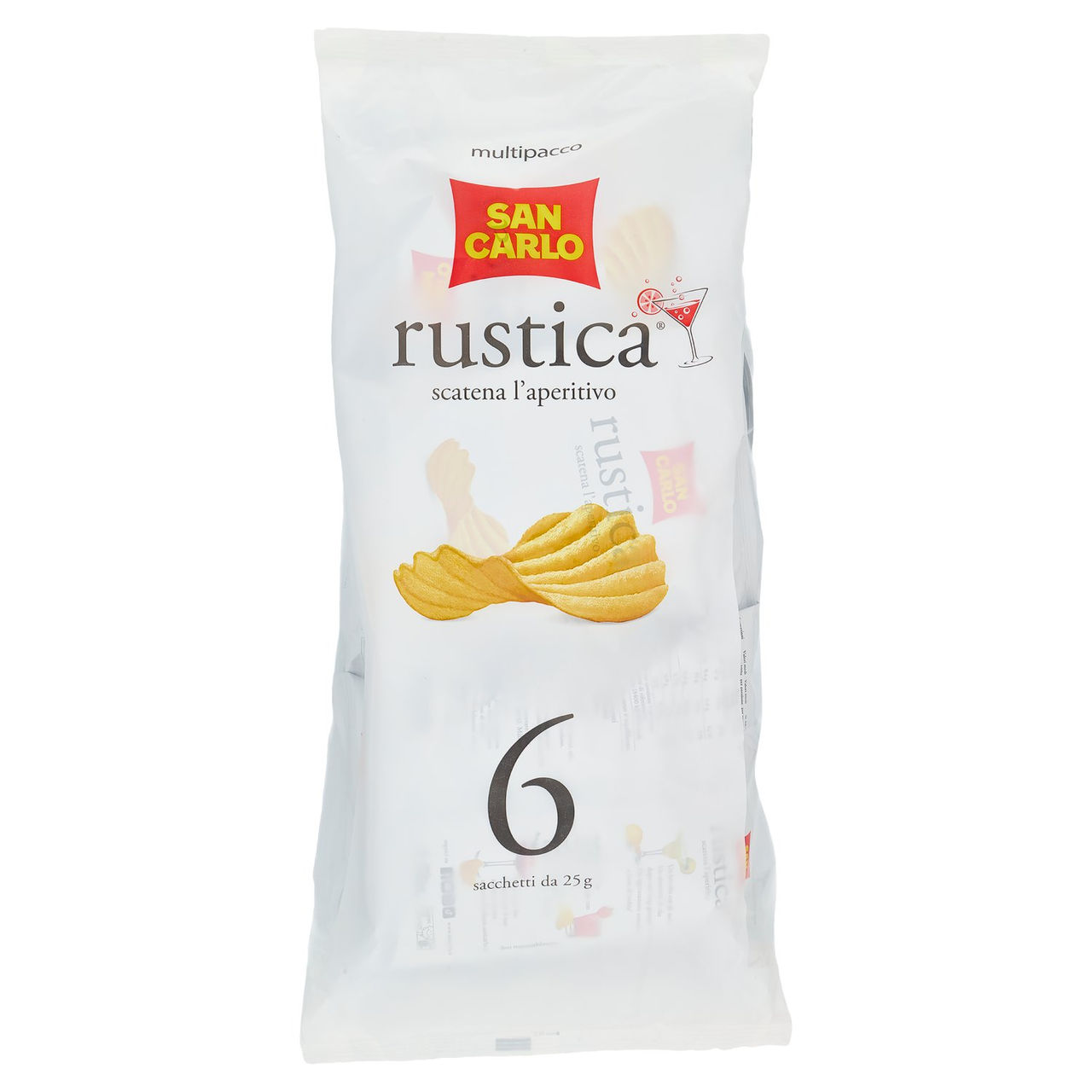San Carlo rustica multipacco 6 x 25 g