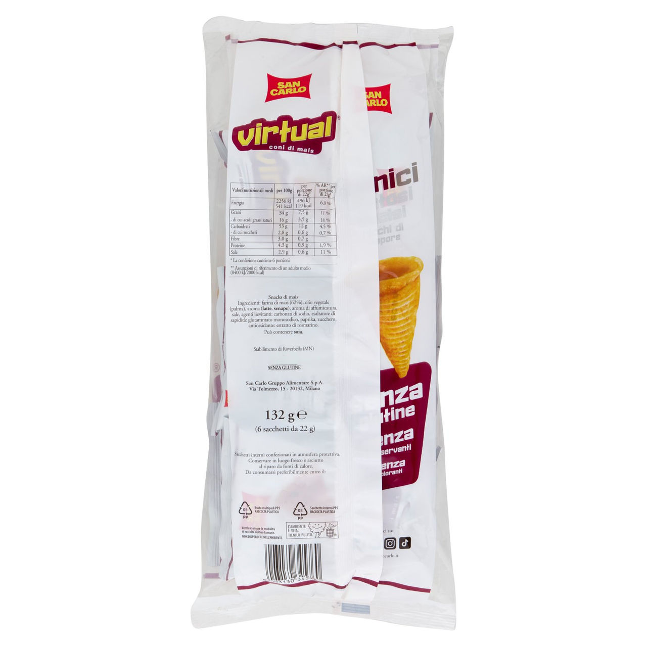 San Carlo virtual 6 x 22 g