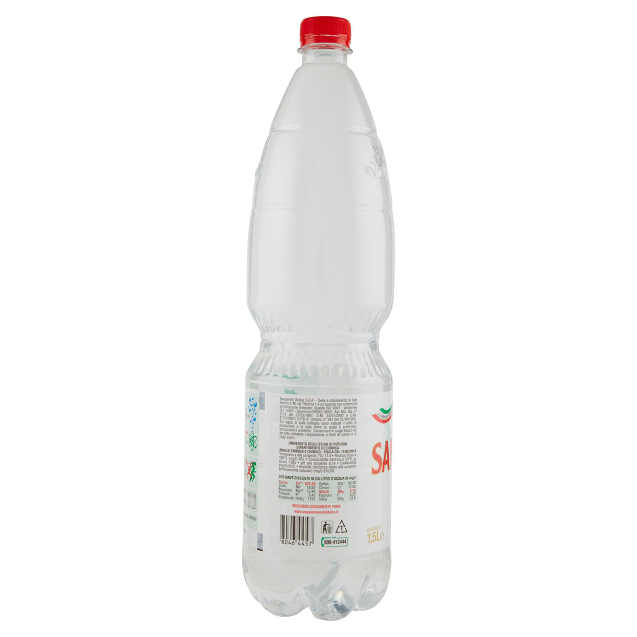 Sangemini Acqua Minerale Naturale 1,5 L