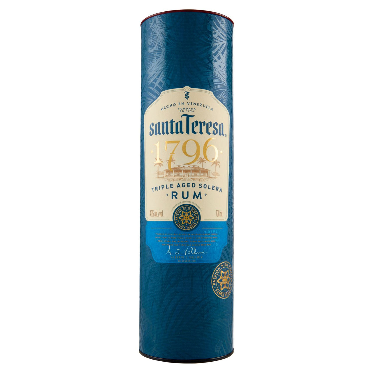 santa Teresa 1796 Triple Aged Solera Rum 700 ml