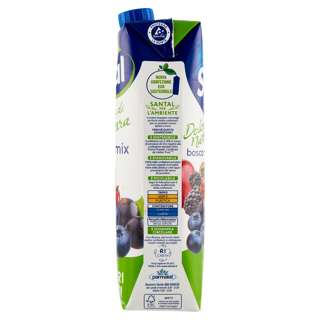 Santàl Dolce di Natura bosco mix Senza Zuccheri Aggiunti 1000 ml