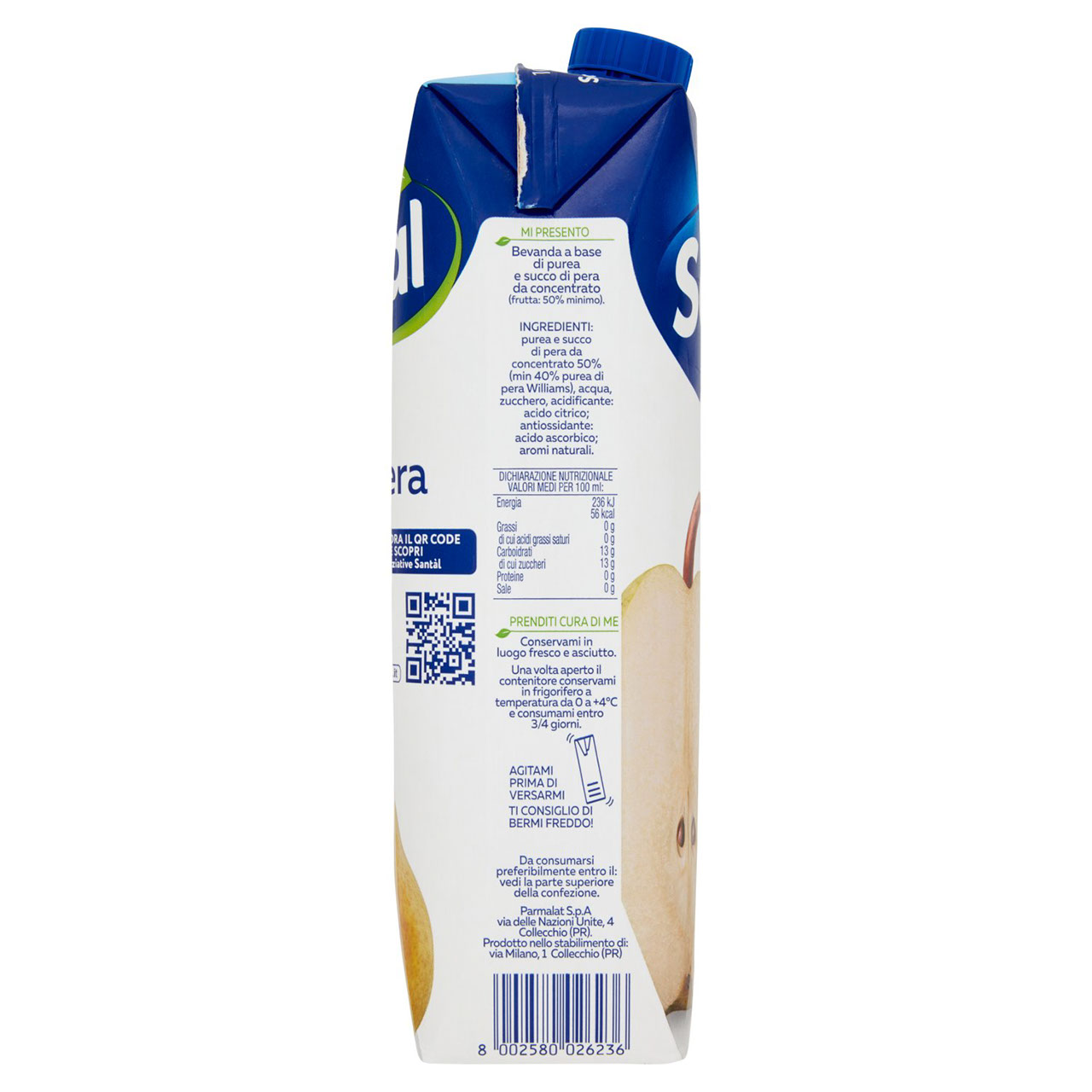 Santàl pera con varietà Williams 1000 ml