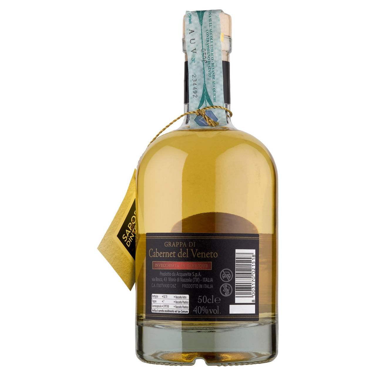 Grappa di Cabernet Veneto Conad in vendita online