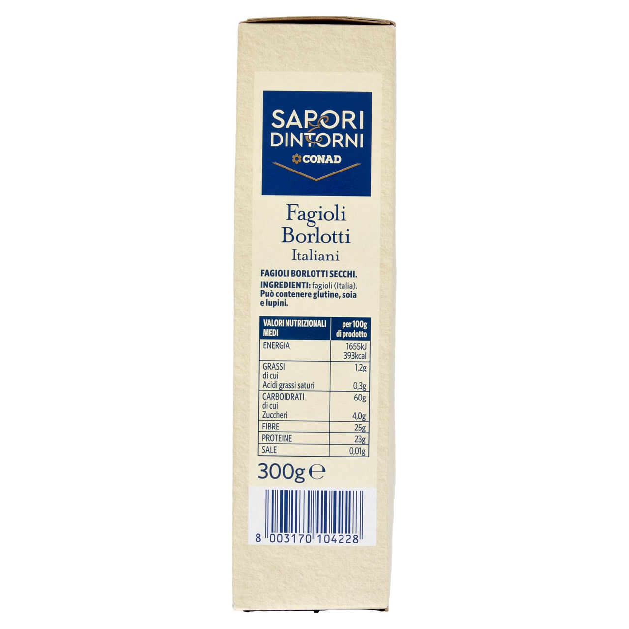 SAPORI & DINTORNI CONAD Fagioli Borlotti Italiani 300 g