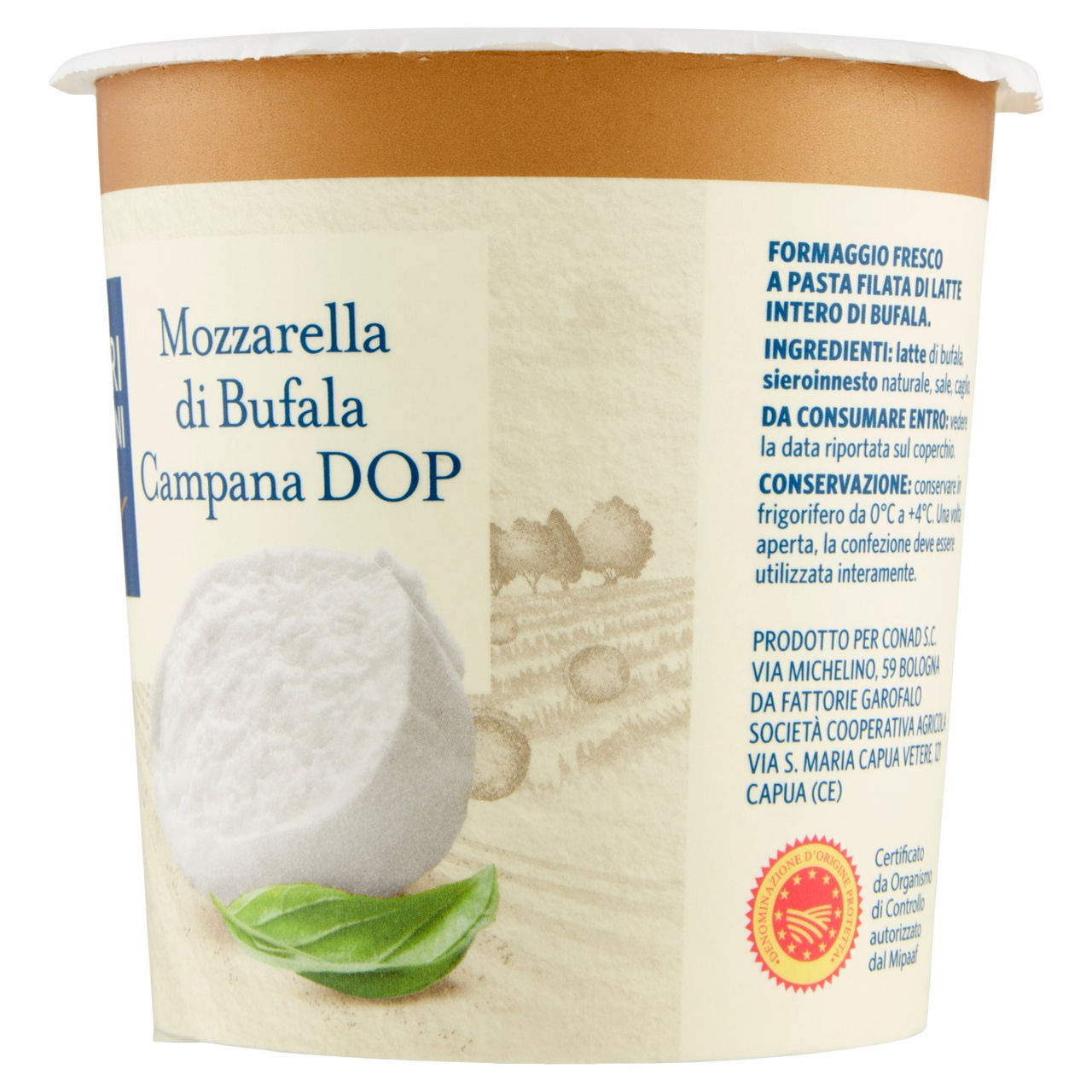 Mozzarella di Bufala Campana DOP 200 g Conad