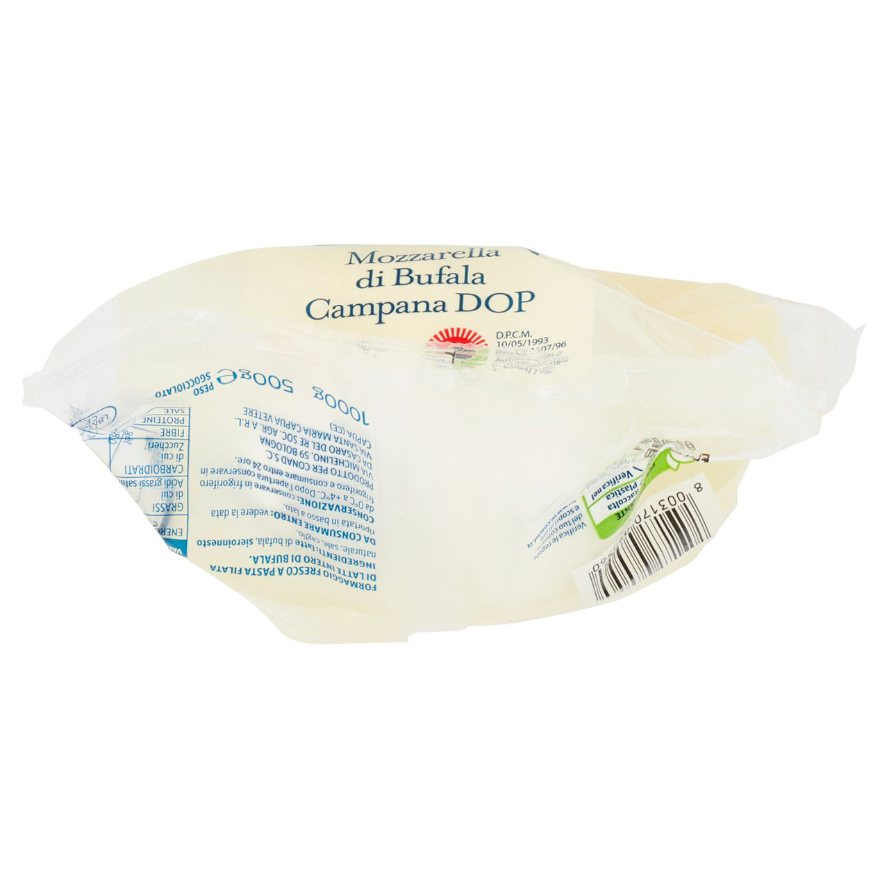 Mozzarella di Bufala Campana DOP 500 g