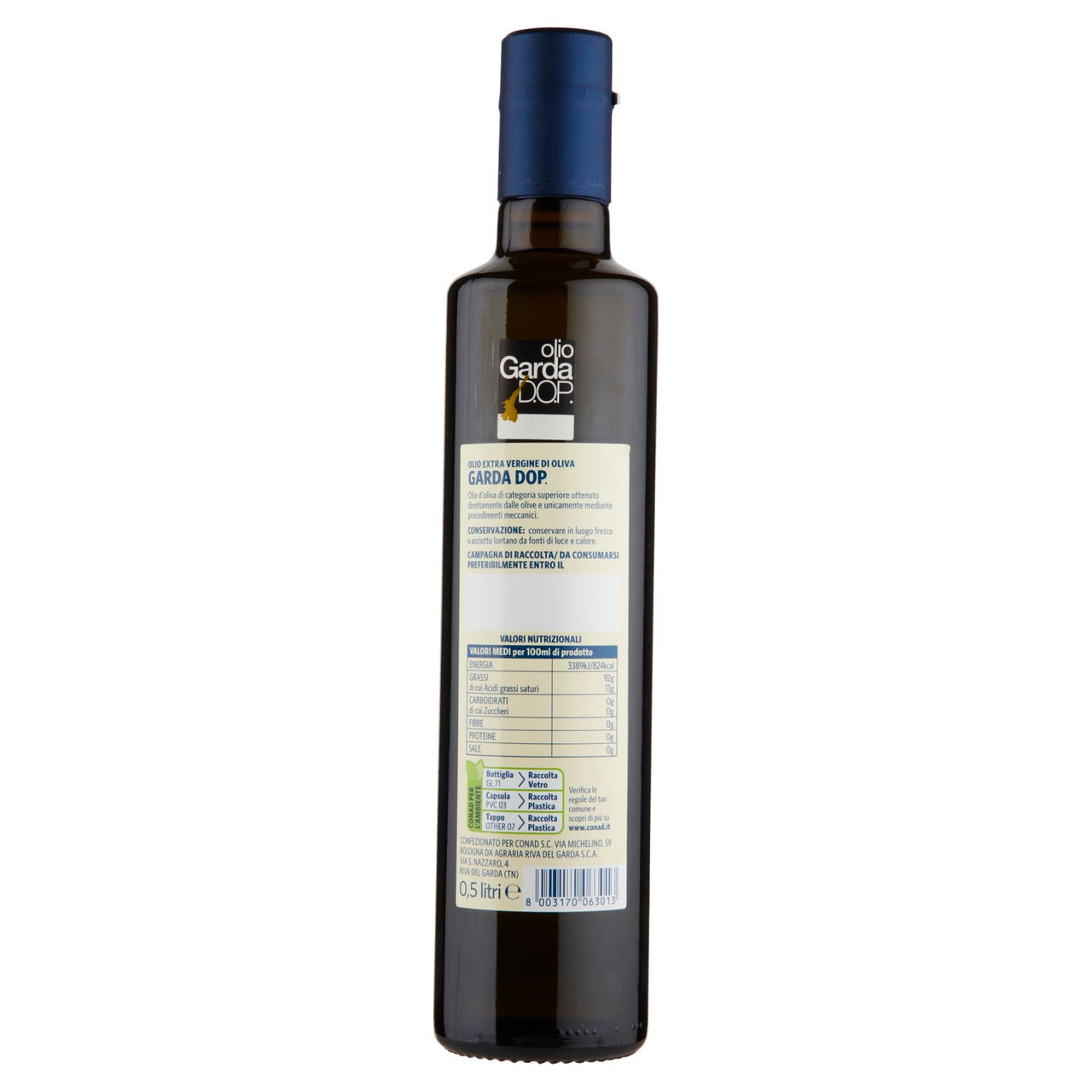 Olio Extra Vergine di Oliva Garda DOP 0,5 litri