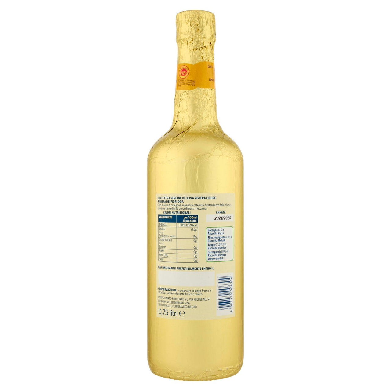 Olio EVO Riviera Ligure DOP  Sapori e Dintorni