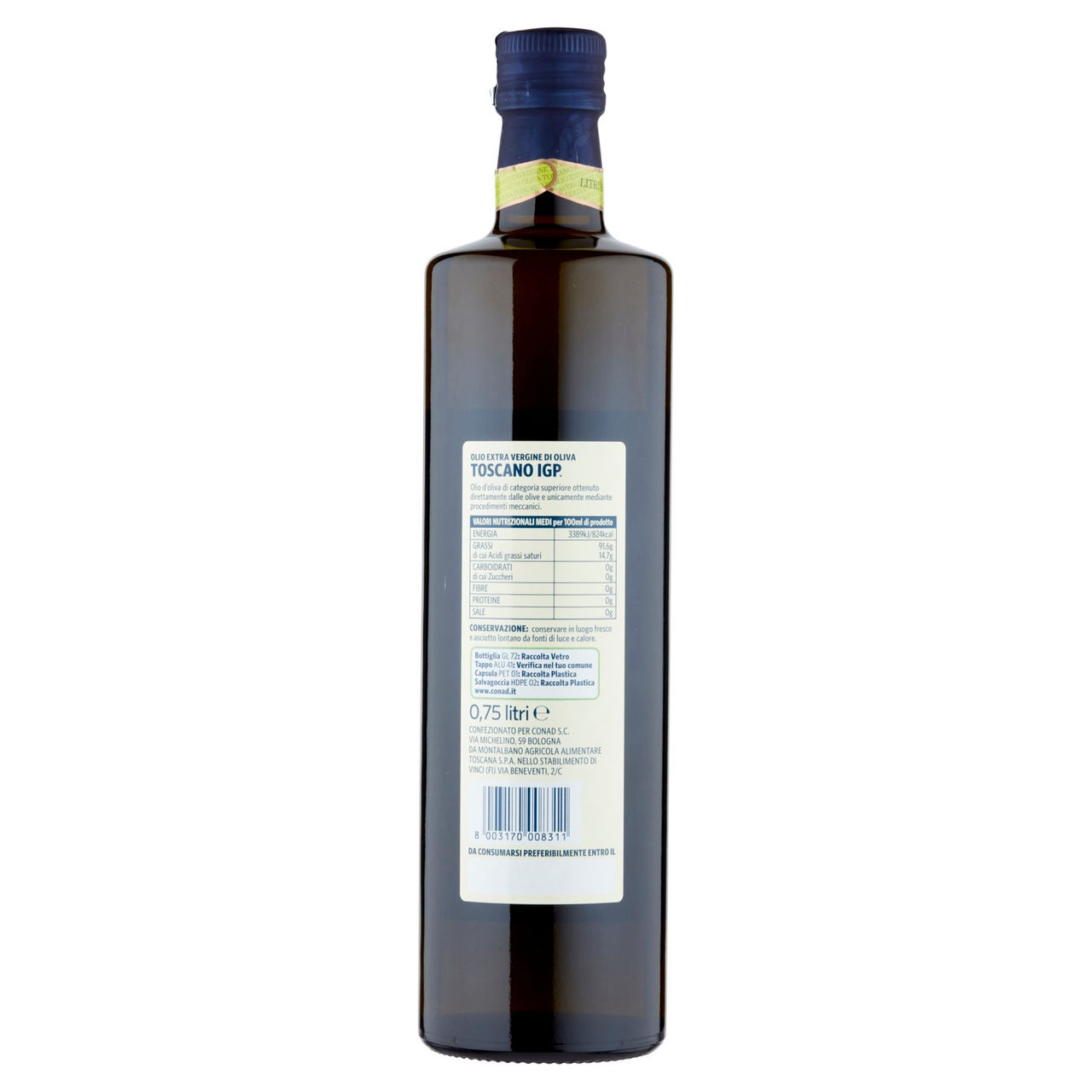 Olio evo toscano IGP Conad in vendita online