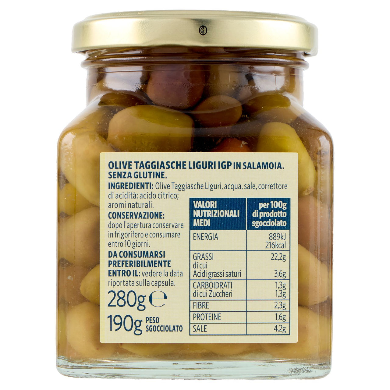 Olive Taggiasche provincia Imperia in Salamoia