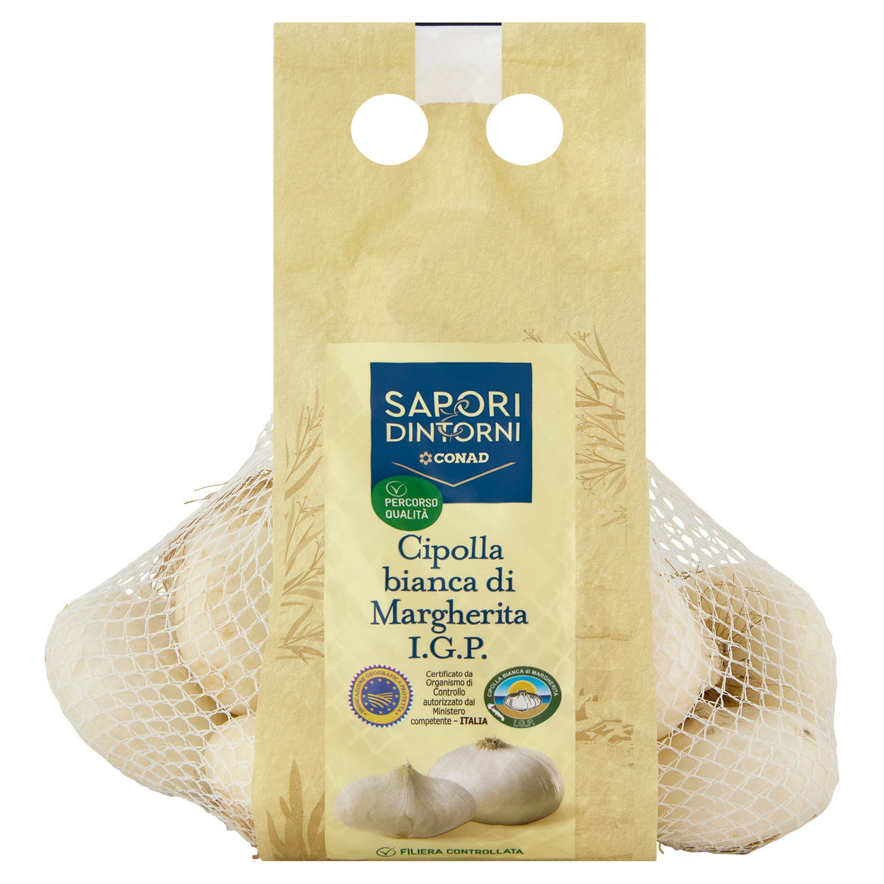 SAPORI & DINTORNI CONAD Percorso Qualità Cipolla bianca di Margherita I.G.P. Italia Cal. 50/70 750 g