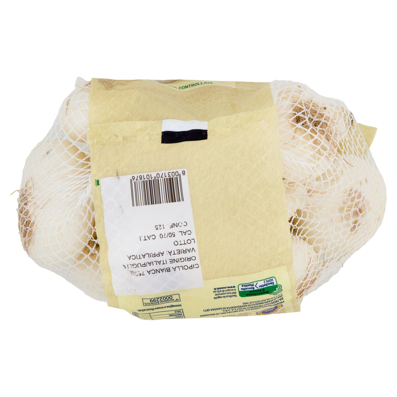 SAPORI & DINTORNI CONAD Percorso Qualità Cipolla bianca di Margherita I.G.P. Italia Cal. 50/70 750 g
