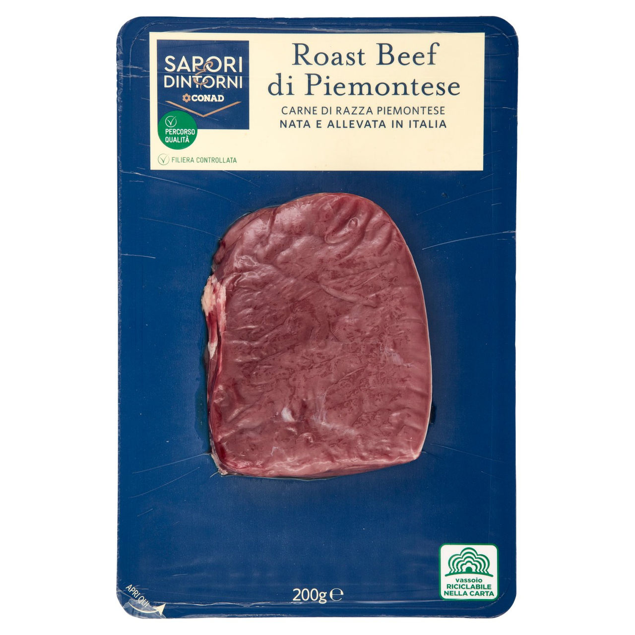 SAPORI & DINTORNI CONAD Percorso Qualità Roast Beef di Piemontese 200 g