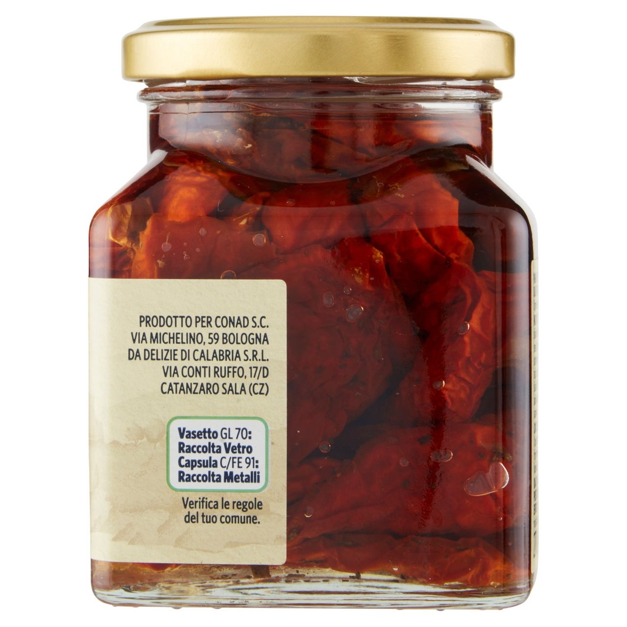 SAPORI & DINTORNI CONAD Pomodori secchi di Calabria Sottolio 270 g