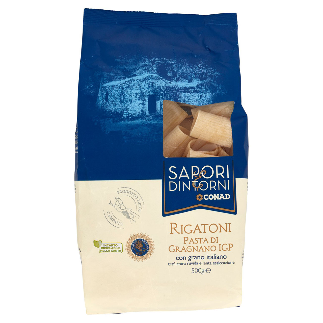 SAPORI & DINTORNI CONAD Rigatoni Pasta di Gragnano IGP 500 g